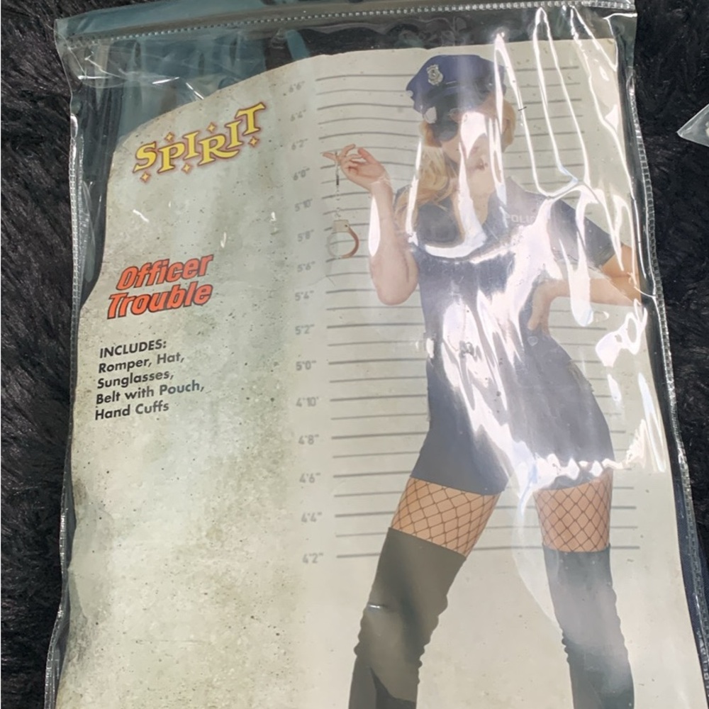 Spirit Officer Costume with Blue and Black Accents